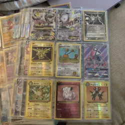 Binder Full 88 Pokemon Cards Vintage 2004-2018 HOLO/ Rev Collection Lot NM - Image 4
