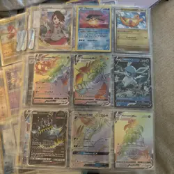 Binder Full 88 Pokemon Cards Vintage 2004-2018 HOLO/ Rev Collection Lot NM - Image 5