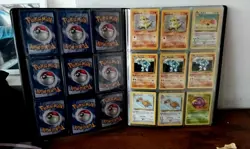 1999 vintage pokemon card binder jungle fossil base nm-hp - Image 2