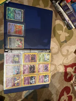 Pokemon Binder with Hundreds of Old Pokemon Cards Vintage - Image 1
