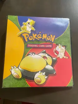 Original Snorlax A4 Pokemon Cards Binder Vintage 1999 Base Set Folder - Image 1