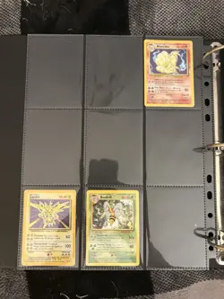 Pokemon Base Set Ring Binder Original WOTC In Good Condition With Vintage Cards - Image 3