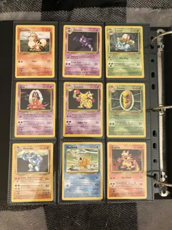 Pokemon Base Set Ring Binder Original WOTC In Good Condition With Vintage Cards - Image 5