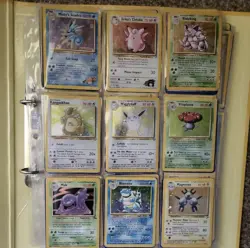 Vintage Pokemon WOTC Binder Job Lot Base Set Blastoise Holos 1999 Collection - Image 2