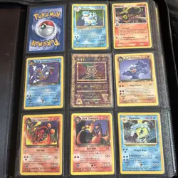 Pokemon binder some vintage and modern cards open to offers - Image 1