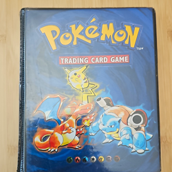 Wizards of the Coast Pokemon TCG Album Binder Blue/Black Vintage 1999 WOC08320 - Image 1