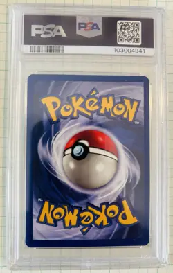 1999 Pokemon Game #3 Mewtwo Movie Promo PSA 9 MINT - Image 2