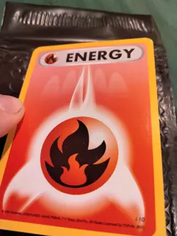 fire energy funskool 2004 india pokemon card single - Image 3