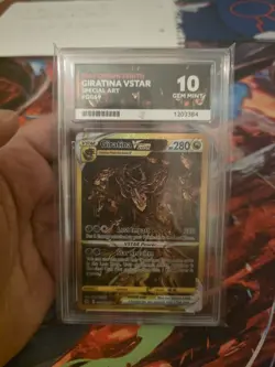 Pokemon TCG Giratina VSTAR GG69/GG70 Ace 10 Crown Zenith Perfect Subgrades - Image 1