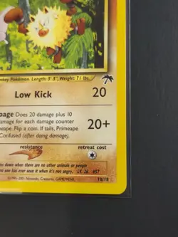 Pokemon TCG Primape Southern Islands Non-Holo Promo Card 18/18 Vintage WOTC LP - Image 4