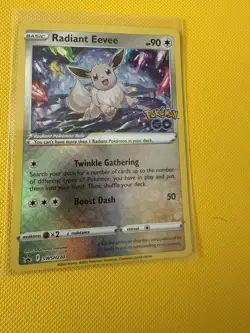 Radiant Eevee SWSH230 SWSH: Sword & Shield Black Star Promo Pokemon Card NM - Image 3