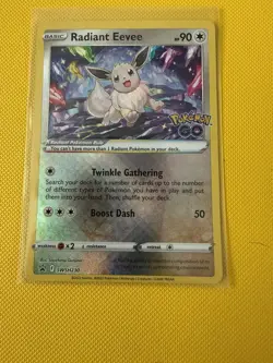 Radiant Eevee SWSH230 SWSH: Sword & Shield Black Star Promo Pokemon Card NM - Image 5