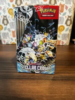 Pokemon TCG Scarlet & Violet Stellar Crown Booster Box 36 Packs Sealed - Image 5