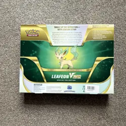 Pokemon TCG Leafeon VSTAR Special Collection Box 6 Cards Promo English 2022 - Image 2