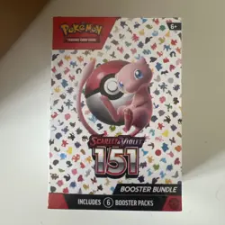 Pokemon TCG 151 Scarlet and Violet Booster Bundle Trading Cards Set - 6 Packs 820650853210 - Image 1