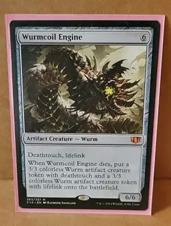 Magic the Gathering Wurmcoil Engine 283/337 Commander 2014 Regular Rare NM JL - Image 1
