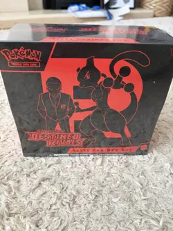 Pokemon TCG Scarlet & Violet Destined Rivals Elite Trainer Box English Mewtwo - Image 1