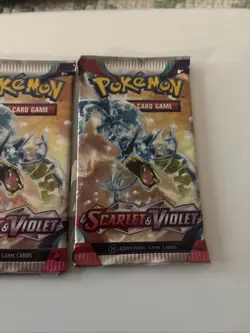 x3 Sealed Booster Packs Pokemon TCG Scarlet & Violet Base Set - Image 4