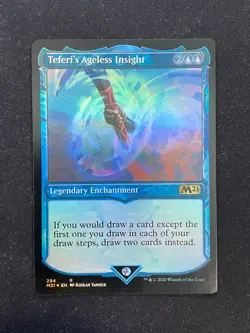 Teferi's Ageless Insight FOIL SHOWCASE - Magic 2021 (Magic/MTG) - Image 1