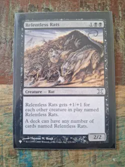 Relentless Rats Tenth Edition MTG NM Mystery Booster Regular - Image 1