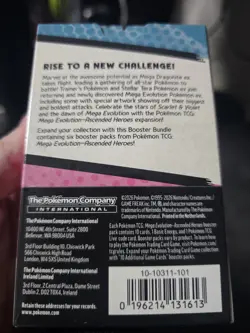 Pokemon TCG Mega Evolution Ascended Heroes Booster Bundle Sealed New - Image 3