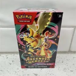 Pokemon TCG Mega Evolution Ascended Heroes Booster Bundle New/Factory Sealed - Image 1