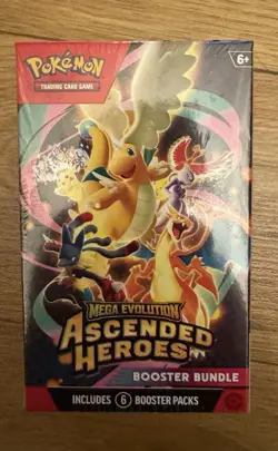 Pokemon TCG Mega Evolution Ascended Heroes Booster Bundle Sealed New - Image 1