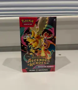 Pokemon TCG Mega Evolution Ascended Heroes Booster Bundle 6 Packs Factory Sealed - Image 1