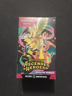 Pokemon Mega Evolution Ascended Heroes Booster Bundle Sealed 6 Pack Box - Image 1