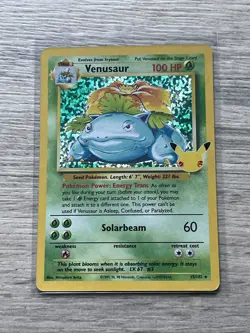 Pokemon TCG Venusaur Holo Rare Card 15/102 Celebrations 25th Anniversary Edition - Image 1