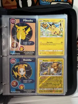 Pokemon Pikachu V Binder & Card Lot Pokemon Trading Card Lot Flying Birthday TCG - Image 5