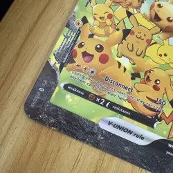 JUMBO Pikachu V Union Card SWSH141 Oversized Promo Pokemon Celebrations 25th - Image 4