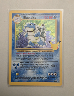 Pokemon TCG Blastoise Celebrations 2/102 Holo - 25th Anniversary - NM - Image 1