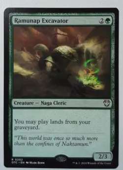 Ramunap Excavator *Rare* Magic MtG x1 OTC Commander Outlaws - Image 1