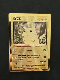 Pikachu 58/102 Celebrations 25th Anniversary Gold Metal Promo Pokemon Card - Image 1