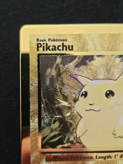 Pikachu 58/102 Celebrations 25th Anniversary Gold Metal Promo Pokemon Card - Image 3