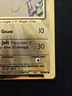 Pikachu 58/102 Celebrations 25th Anniversary Gold Metal Promo Pokemon Card - Image 5