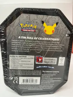 Pokemon TCG Lance’s Charizard V Celebration Tin 25th Anniversary Factory Sealed - Image 4