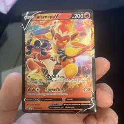 Pokemon TCG - Infernape V Swsh252 Swsh: Sword & Shield Promo Card Holo - Image 1