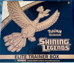 Pokemon Shining Legends Elite Trainer Box ETB Factory Sealed Slight tears - Image 1