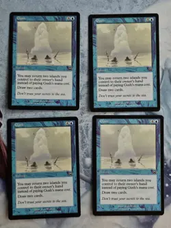 Gush x 4 - Mercadian Masques - Magic the Gathering - MTG - Light Play - Image 1