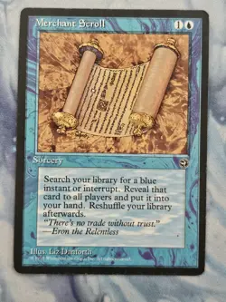 Merchant Scroll - Homelands - Magic the Gathering - MTG - Light Play - Image 1