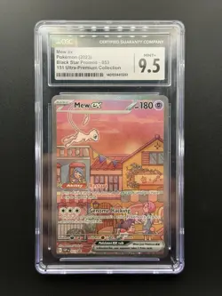 Mew ex 053 Sv: Scarlet & Violet Promo Cards Holo Pokemon TCG - CGC 9.5 Mint - Image 1