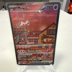 Pokemon TCG Mew ex 053 Sv: Scarlet & Violet Promo Cards Full Art Holo - Image 1