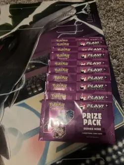 10 x Prize Pack Series 9 SEALED Booster Packs Pokemon TCG - Image 3
