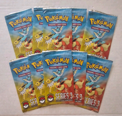 Pokemon PoP Series 3 Booster Packs 10 Pack Lot Factory Sealed Pokemon TCG - Image 1