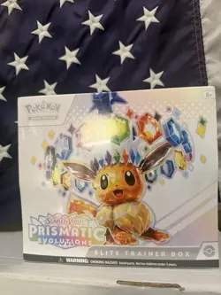 Pokemon TCG S&V Prismatic Evolutions ETB Elite Trainer Box FACTORY SEALED - Image 1