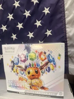 Pokemon TCG S&V Prismatic Evolutions ETB Elite Trainer Box FACTORY SEALED - Image 2