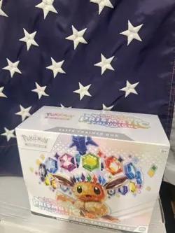 Pokemon TCG S&V Prismatic Evolutions ETB Elite Trainer Box FACTORY SEALED - Image 5