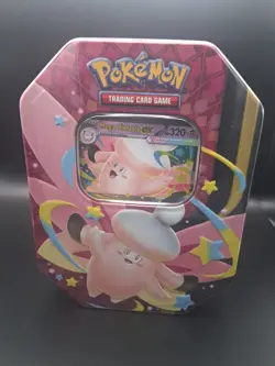 Pokemon Mega Evolution Moonlit Tin Clefable Factory Sealed 4 Booster Packs New - Image 2
